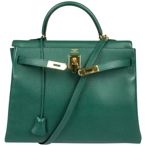 green hermes kelly bag|hermes kelly bag vintage price.